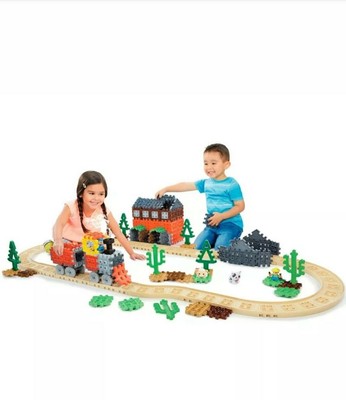 waffle blocks steam train