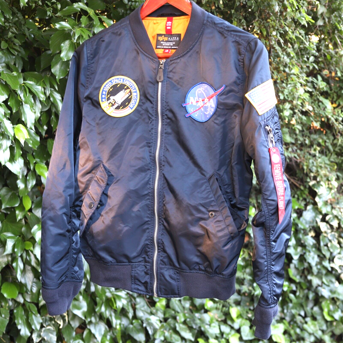 Alpha Industries NASA 100th Space Shuttle Mission Bomber Alpha Industries NASA 100th Space Shuttle Mission Bomber