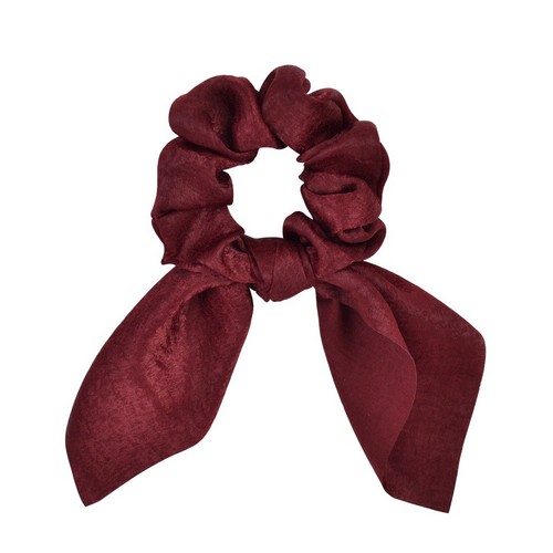 Scrunchie Scarf Satin Hair Bow Ponytail Elastic Hairband Rope Ribbon Ties - Picture 13 of 20