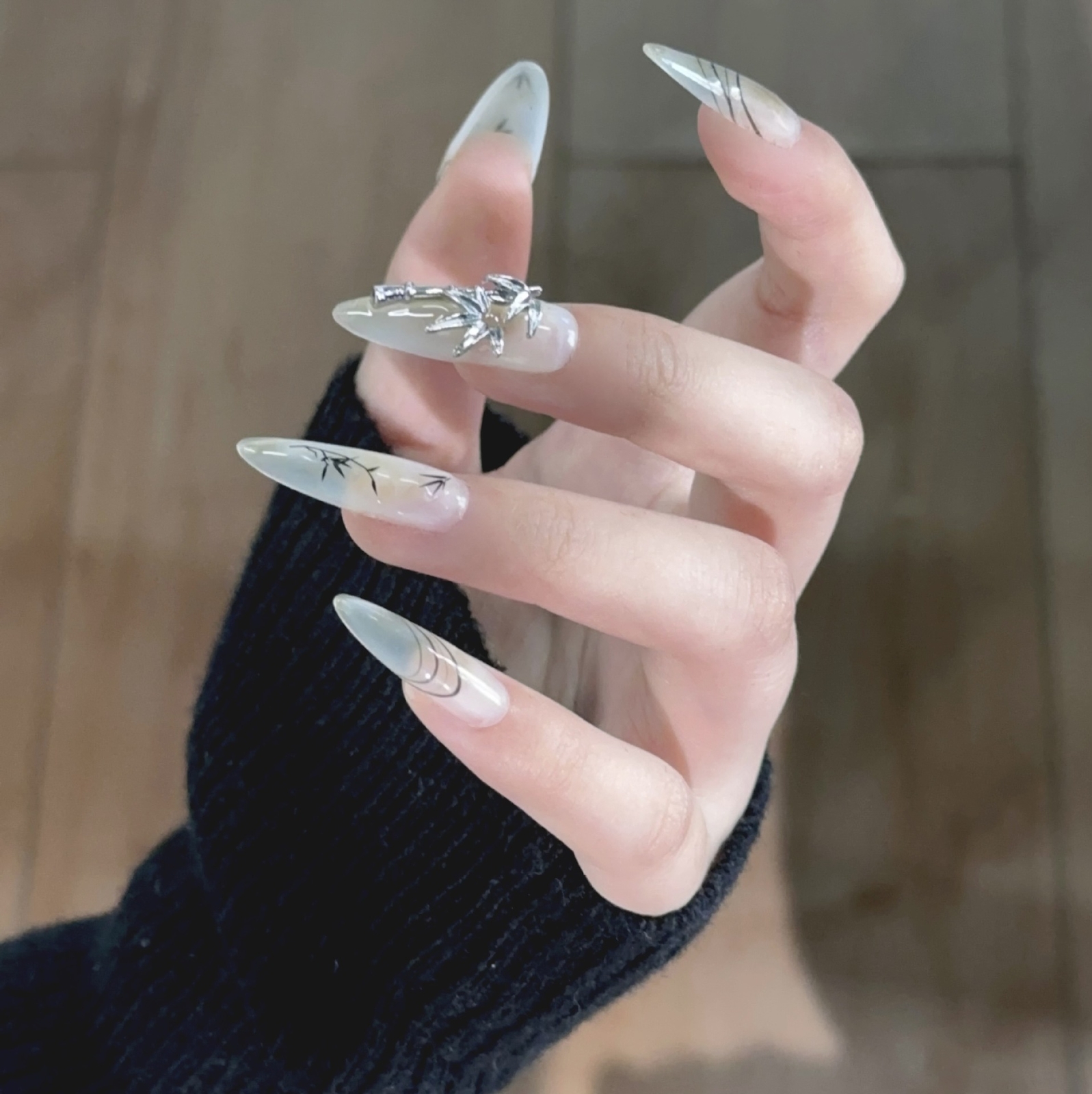 Chic Chinese Finger Art Delicate And Lovely Medium M Size Gifted Five-piece Set | eBay