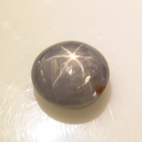 9.72 Ct Natural Six Line Blue Star Sapphire Unheated Oval Cab,Srilanka-A1518 - Picture 4 of 4