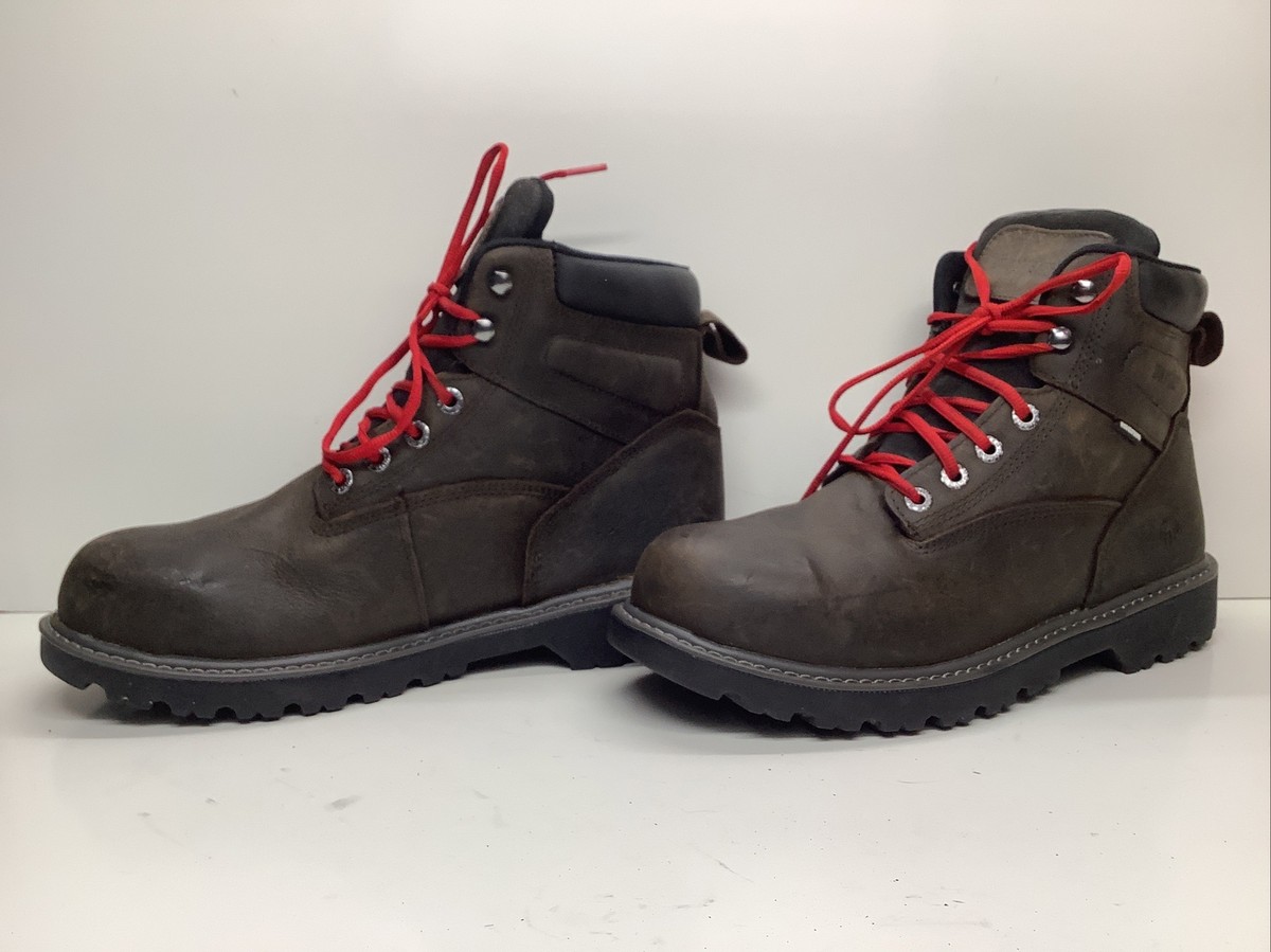 WOLVERINE Steel Toe Men\'s Brown Boots Size 12 Male Wolverine Wolverine WW211022 DuraShocks SR WPF, Men main image 4