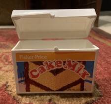 Play Food Authentic Fisher Price Vintage Cake Mix 1989