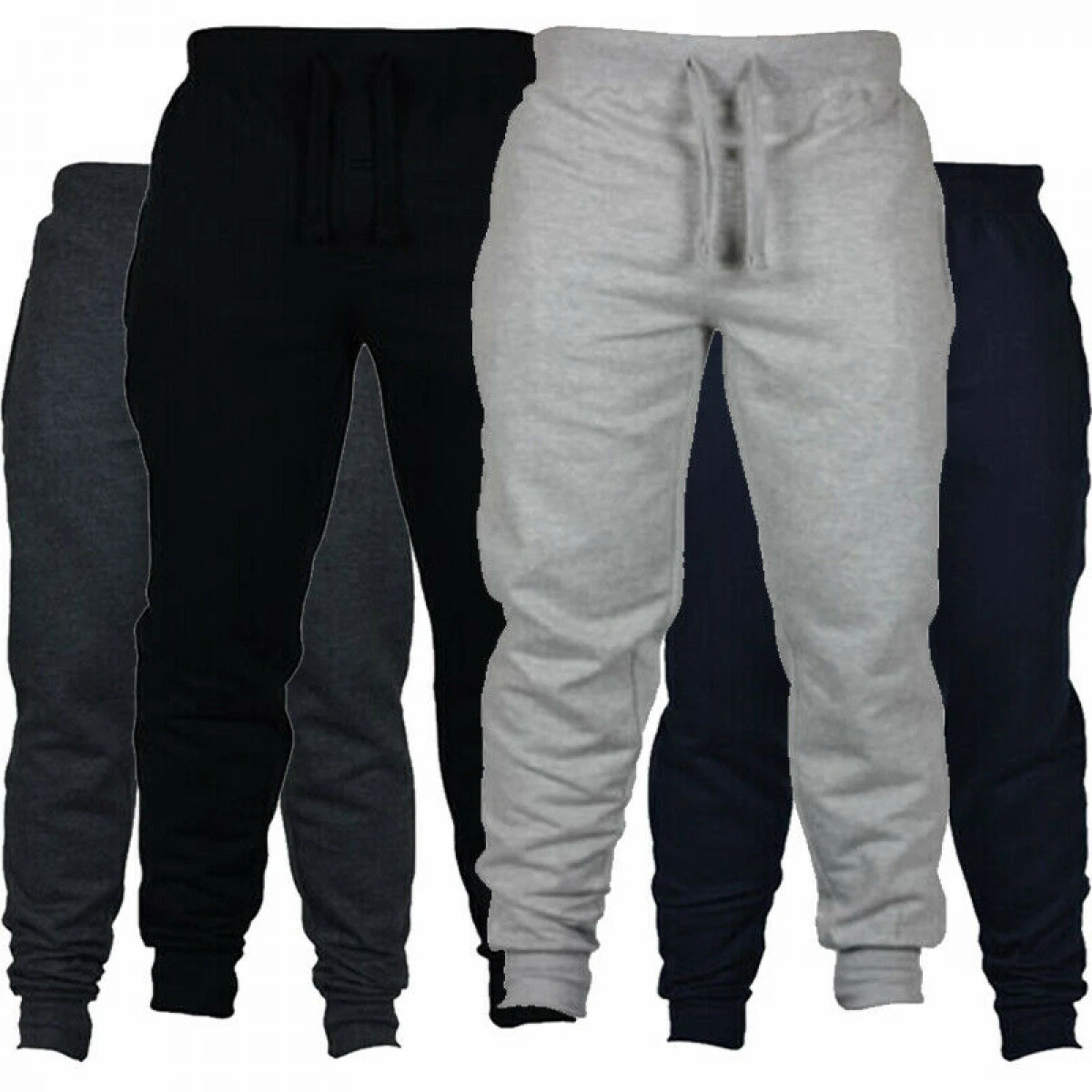 Mens Casual Sports Pants Fitness Joggers Trousers Gym Jogging Sweatpants Bottom