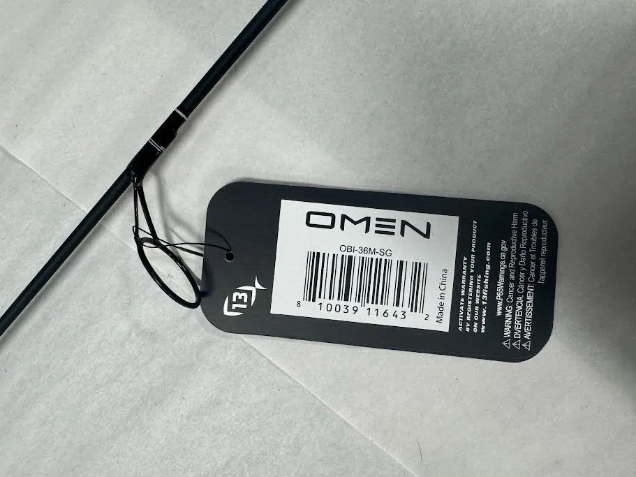 13 FISHING OMEN ** 36" MEDIUM SPLIT GRIP ** ICE ROD " OBI-36M-SG " - Image 4 of 4
