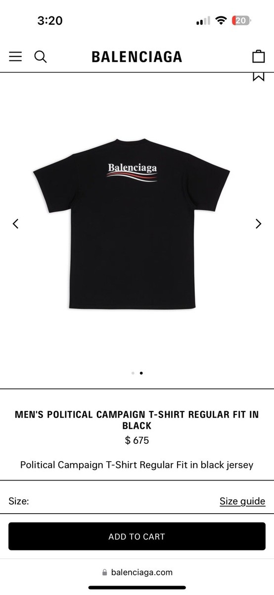 Balenciaga Oversized embroidered cotton-jersey T-shirt | eBay