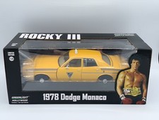 Greenlight Hollywood Rocky III 1:24 1978 Dodge Monaco Taxi Limited Edition NIB!!