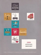 Pennsylvania Railroad & Related railroads Annual Reports LOT of 14
