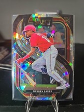 2025 Panini Select Darren Baker RC Rookie Cracked Ice Prizm Washington Nationals