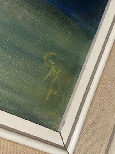 Vintage Oil Painting On Board Still Life with Apples Mid 20th Century Signed - Picture 3 of 24