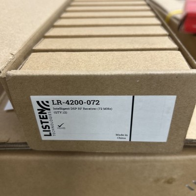 Listen Technologies LR-4200-072 Intelligent 72mhz DSP RF Receiver