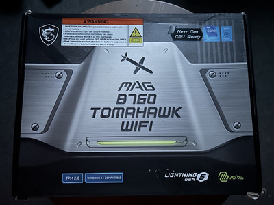 MSI MAG B760 TOMAHAWK WiFi DDR4 LGA 1700 ATX Intel Mainboard