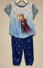  NWT Disney Frozen Size 4T Pajama Set ELSA  ANNA