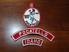 Vintage 1960 Boy Scout Patches Pocatello Idaho Area XI-D