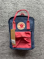 NWD Fjallraven Kanken Save The Arctic Fox Mini‎ Backpack Royal Blue Peach Pink Kanken peach pink mini - Gem main image 2