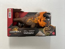 Mattel - Jurassic World: Rebirth Wild Roar Utahraptor [New Toy] Figure