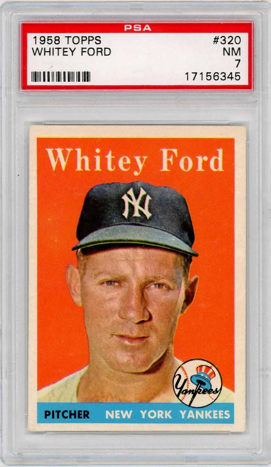 1958 Topps Whitey Ford #320 PSA 7