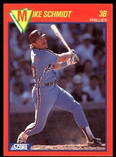 Mike Schmidt 1989 Score Baseball's 100 Hottest Players #76