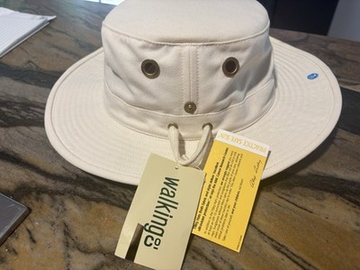 Tilley T 3 Wanderer Hat Natural Beige 7 1/2 Made In Canada