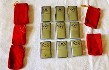 Vintage Metal Std. Hand Warmers JON-E, Star Lot of 9