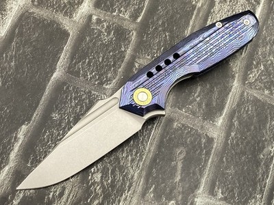 TwoSun TS194-M390-Zircuti-SW Folding Knife M390 Blade Zircuti Handle PocketKnife