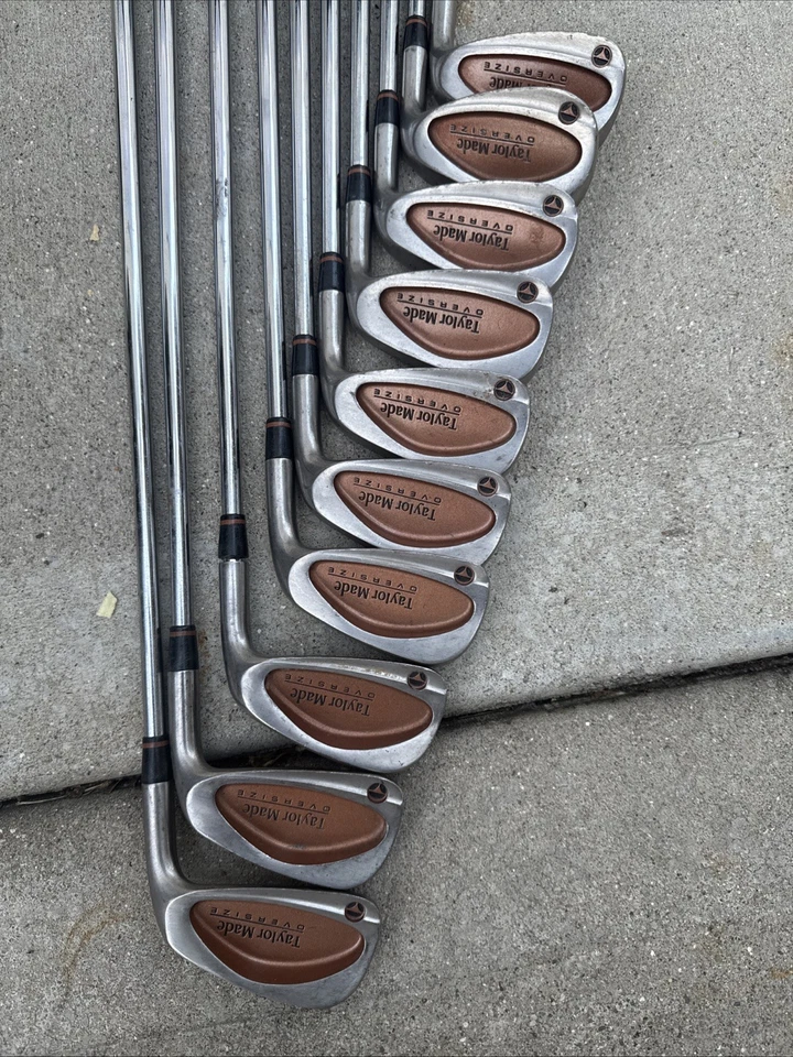 CONJUNTO DE TACO DE GOLFE TACO DE GOLFE TaylorMade Burner TAMANHO GRANDE 3-9 ferros e P,S,A - Imagem 2 de 4