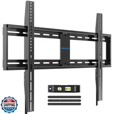 MOUNTUP Fixed TV Wall Mount for Most 50-100" TVs, 1.3” Slim Low Profile TV Mo