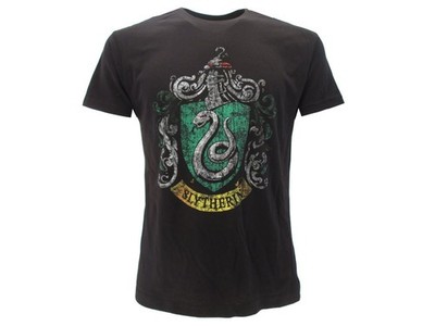 Harry Potter T-Shirt Waffen Zuhause Slytherin Logo Offiziel Warner Bros