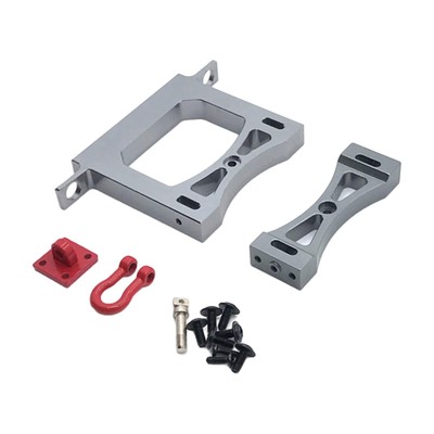 Metall 1/16 RC Heckstoßstange + Balken + Anhängerhaken für WPL RC Auto Modell