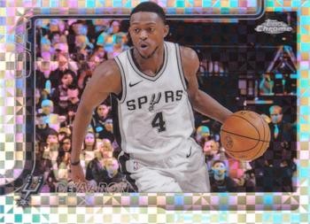 2025-26 Topps Chrome #233 De'Aaron Fox X-Fractor PARALLEL SPURS