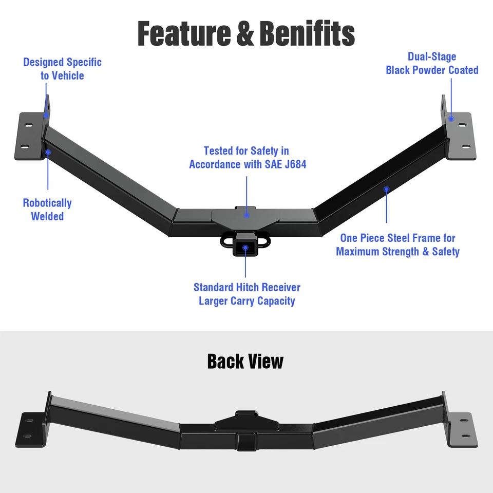 Receptor de enganche de remolque para Kia Sorento Hyundai Santa Fe 2011-2013 Foto 2 de 4