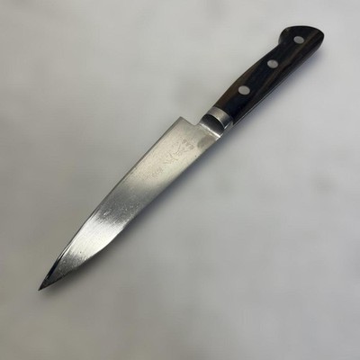 Masamoto Sohonten Stainless Steel Petty Knife 12cm, Wooden Handle, Used