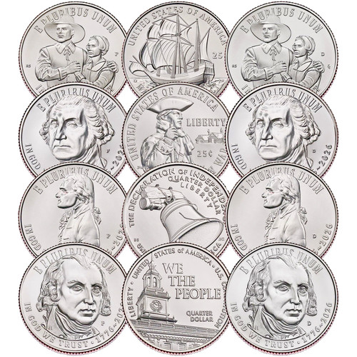 2026 P & D Semiquincentennial Quarter Set-~~~~~8 Quarter~~~~ free shipping~~~~