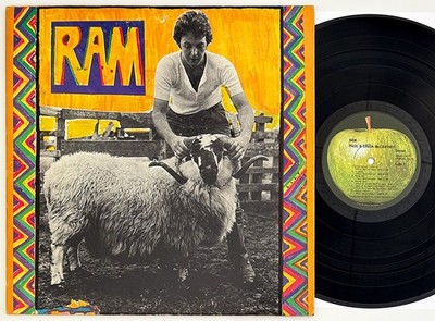 PAUL & LINDA McCARTNEY Ram, Orig 1971 Gatefold Vinyl LP, Apple Rec VG+/High VG