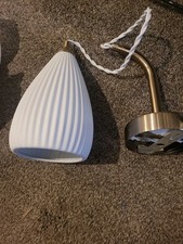 Dorma purity ribbed porcelain wall light