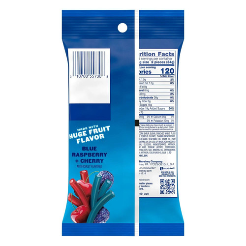 (24) Packs Jolly Rancher Ropes Blue Raspberry Cherry 6 Ounce Pack BB:02/2026 - Picture 2 of 2