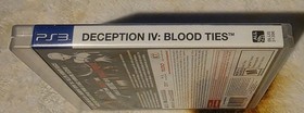 Deception IV: Blood Ties (Deception Series) PS3, Playstation 3 CIB