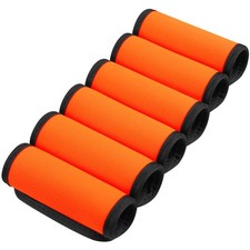 6 Pack Luggage Handle Wrap, Luggage Handle Wraps for Suitcase, Bright Orange ...