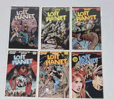 Lost Planet 1-6, Eclipse Comics 1987 Comic Lot 