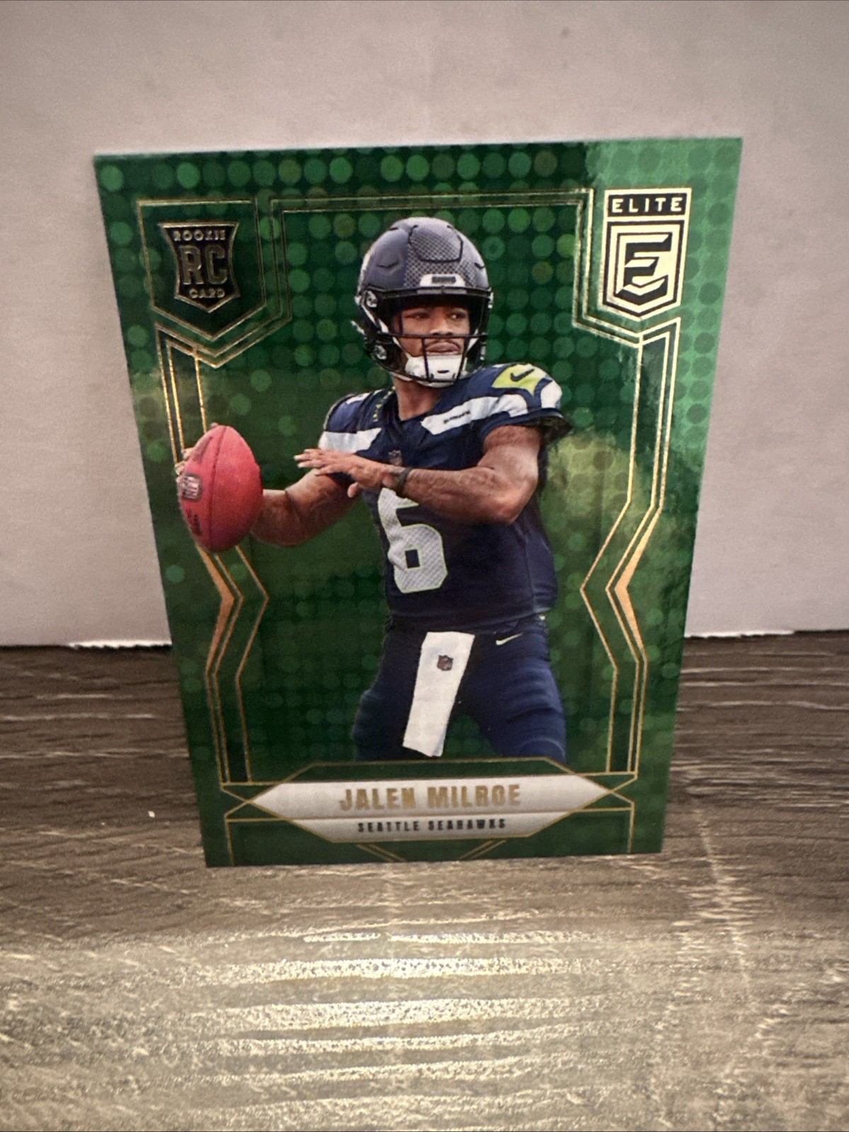 2025 Panini Donruss Elite - Rookies Jalen Milroe #131 Green Disco (RC)