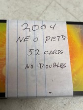 2004 Neopets Trading Cards, Lot of 52 with No Doubles all cards are in VERY GOOD