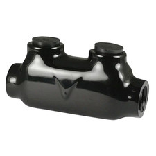 2/0-1 AWG Inline Splice Connector, Insulated, Black