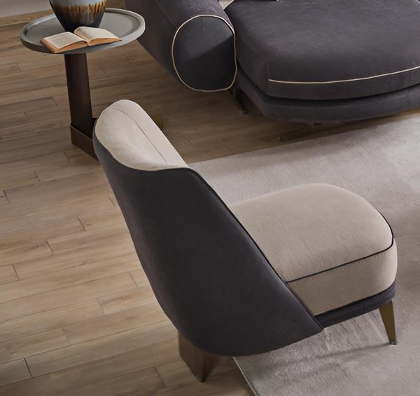 Design Sessel Japandi Stil Modern Edel.-image