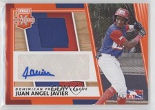 2022 Panini Elite Extra Edition Orange /149 Juan Angel Javier #DMS-AJ Auto gp1