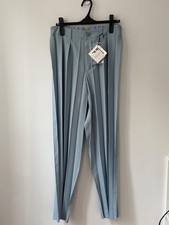 Mens HOMME PLISS  ISSEY MIYAKE Edge Wide Pleated Suit Pants JP sz 2 Sm