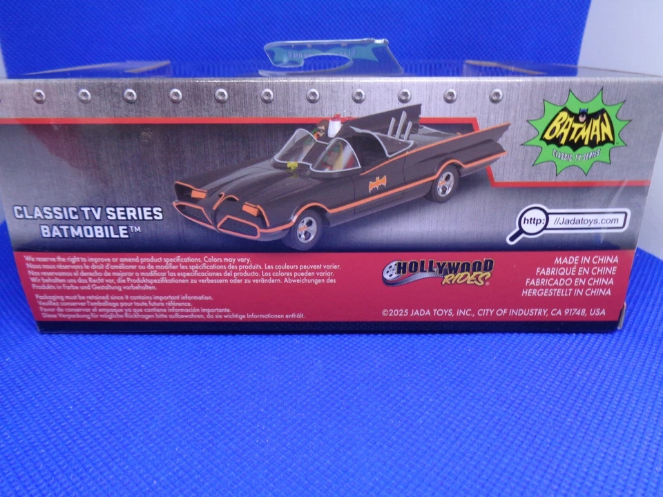 Classic TV Series Black 1966 Batmobile 1/32 DIECAST MODEL BY JADA - Image 4 of 4