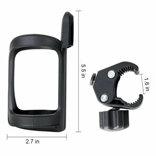 Black Plastic Motorcycle Bicycle Drink Water Cup Bottle Holder Drink Rack f0 - Picture 4 of 4