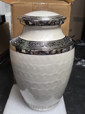 Trupoint Adult Large Mother Of Pearl Urn For Human Ashes With Bag New