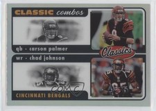 2022 Panini Classics Classic Combos Silver Carson Palmer Chad Johnson #CC-15 1u6