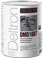 DMD1687 PPG Deltron Medium Satin Aluminum Paint Tint Toner 1 Gallon 